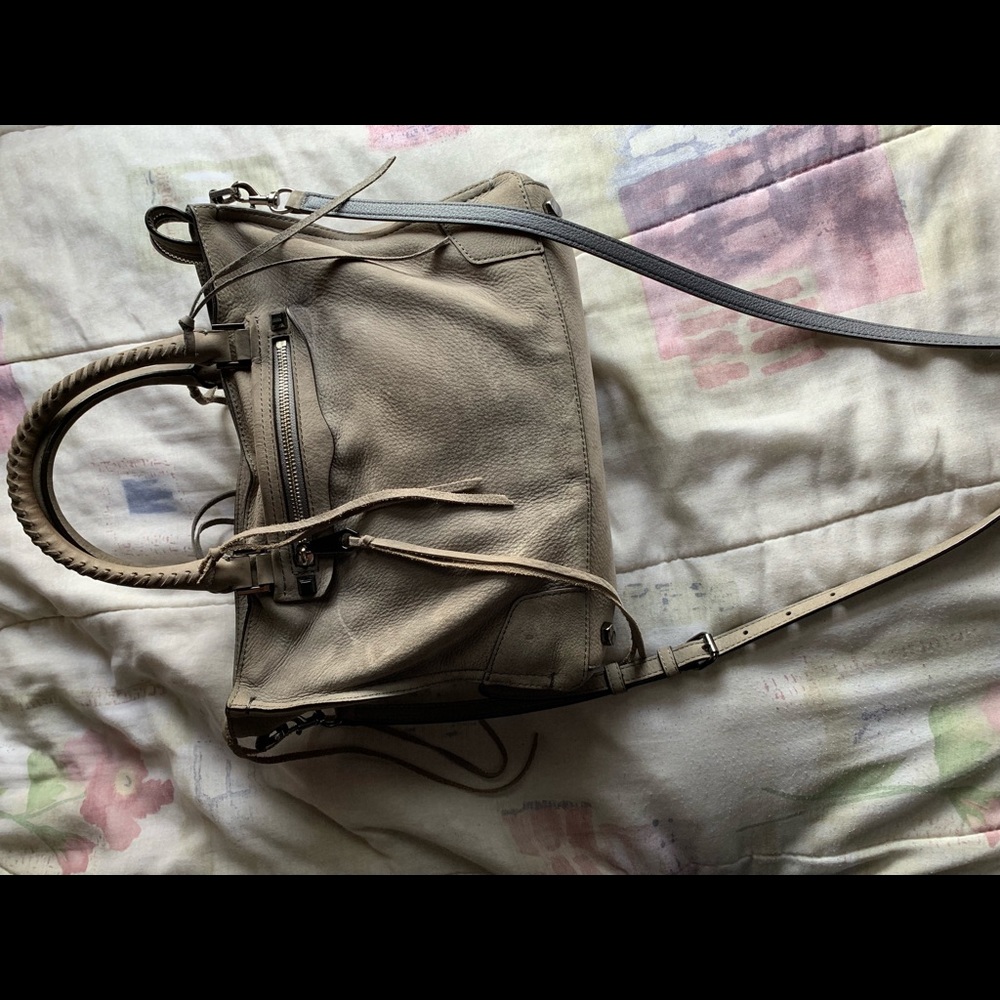 Rebecca Minkoff grey bag.